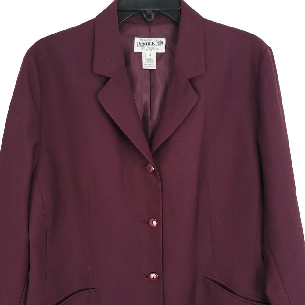 Vintage Pendleton 3 Button Single Breasted Wool B… - image 7